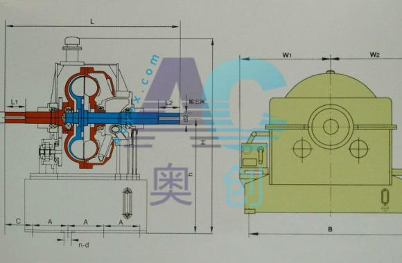 YOTGCD,箱體對(duì)開式調(diào)速型液力偶合器